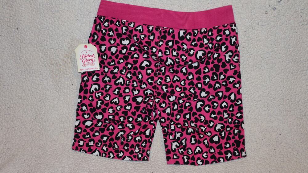 Pink Leopard print shorts